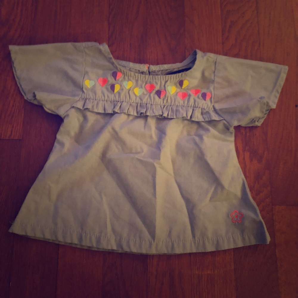 Limited Too Colorful Hearts Top